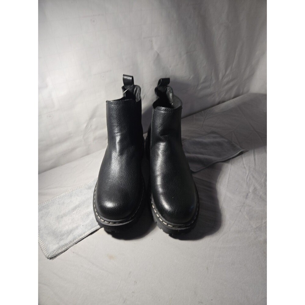 Union Bay Womens Ginger Black Round Chelsea Boots Size 7.5 NWT